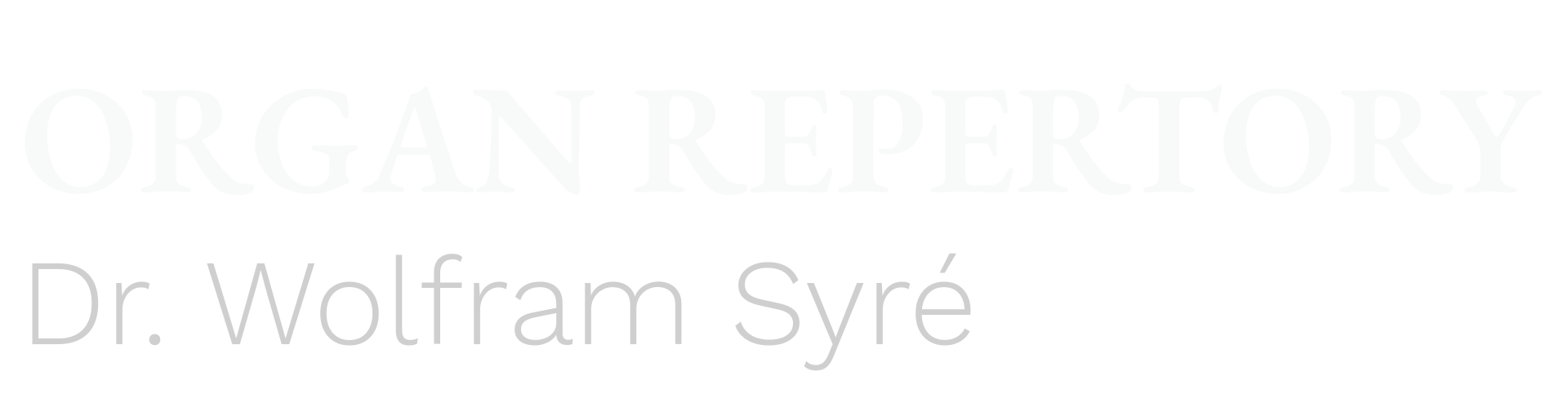 Organ Repertory Logo